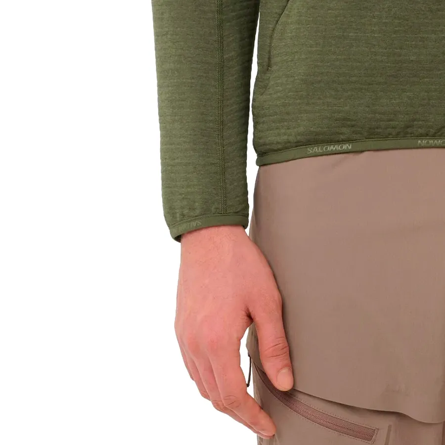 Imagen 5 de 7 de Campera Salomon Essential Lightwarm-VERDE MUSGO