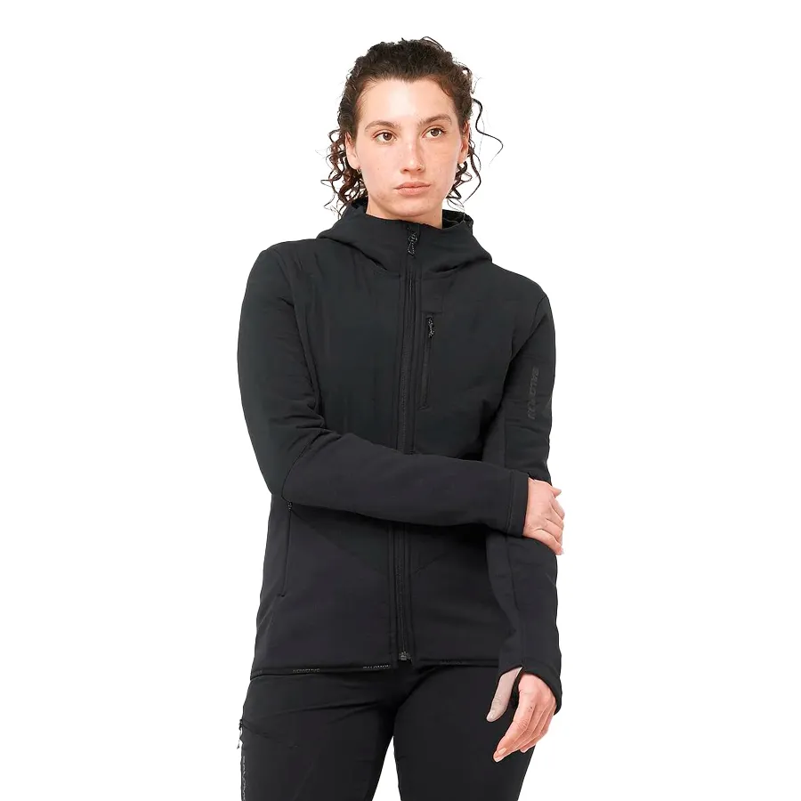 Imagen 2 de 6 de Campera Salomon Outline Warm Hybrid-NEGRO