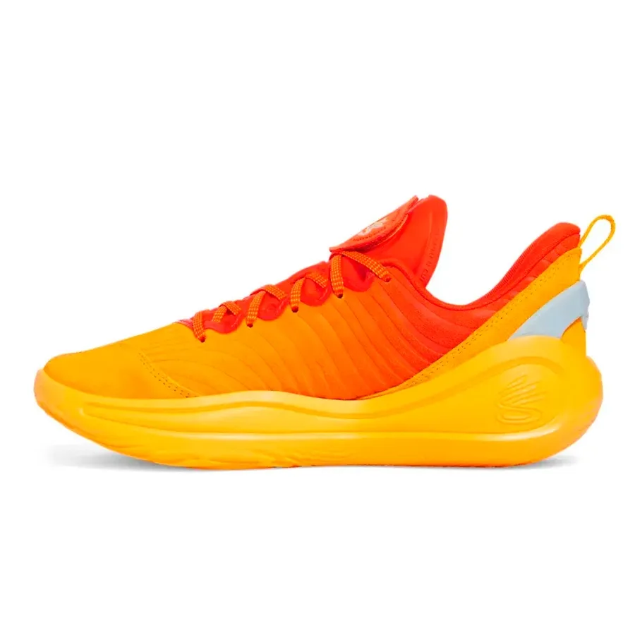 Imagen 2 de 5 de Zapatillas Under Armour Zapatilla  Curry 12 'What The Bay'-AMARILLO/NARANJA/AZUL/GRIS