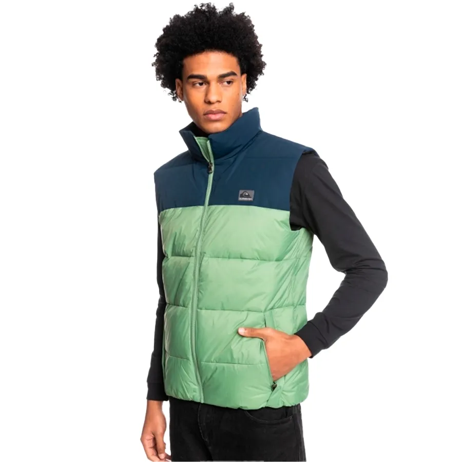 Imagen 1 de 8 de Chaleco Quiksilver Wolf Shoulders-VERDE/MARINO
