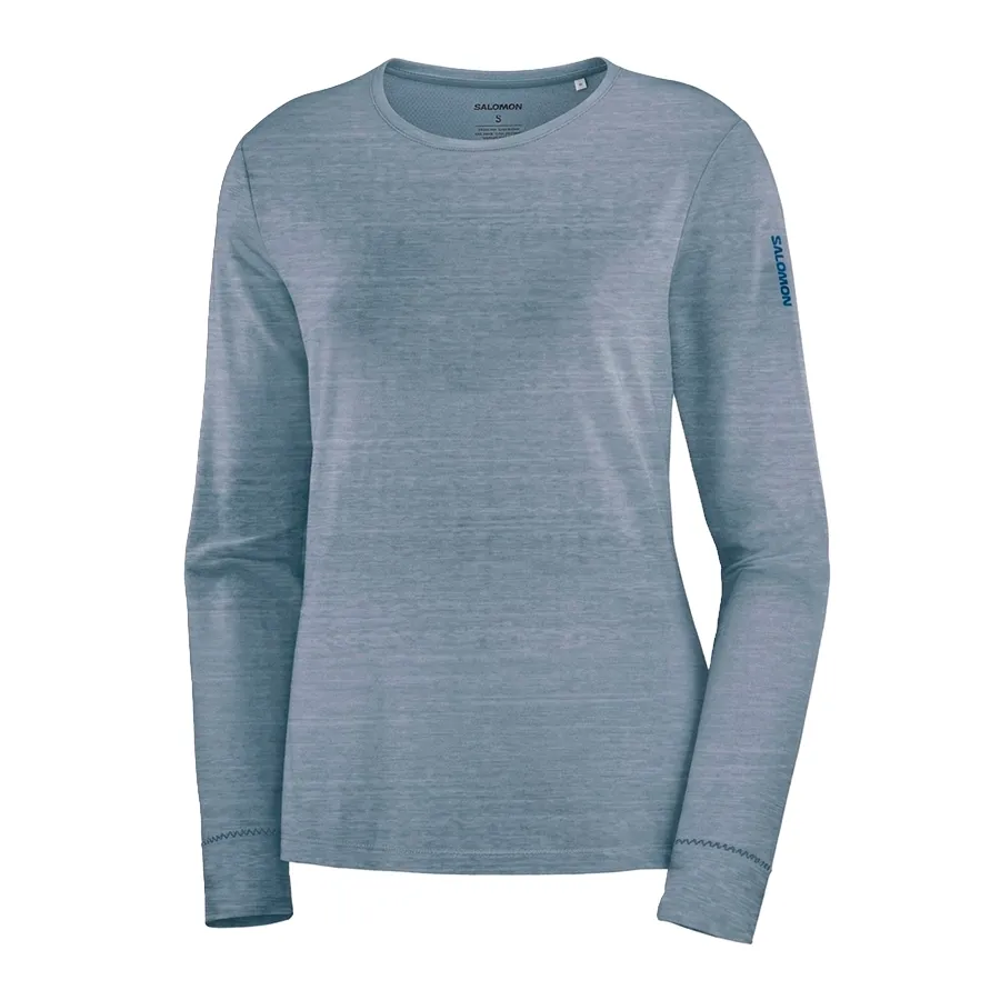 Imagen 0 de 2 de Remera Salomon Pulsar Ls Tee-AZUL