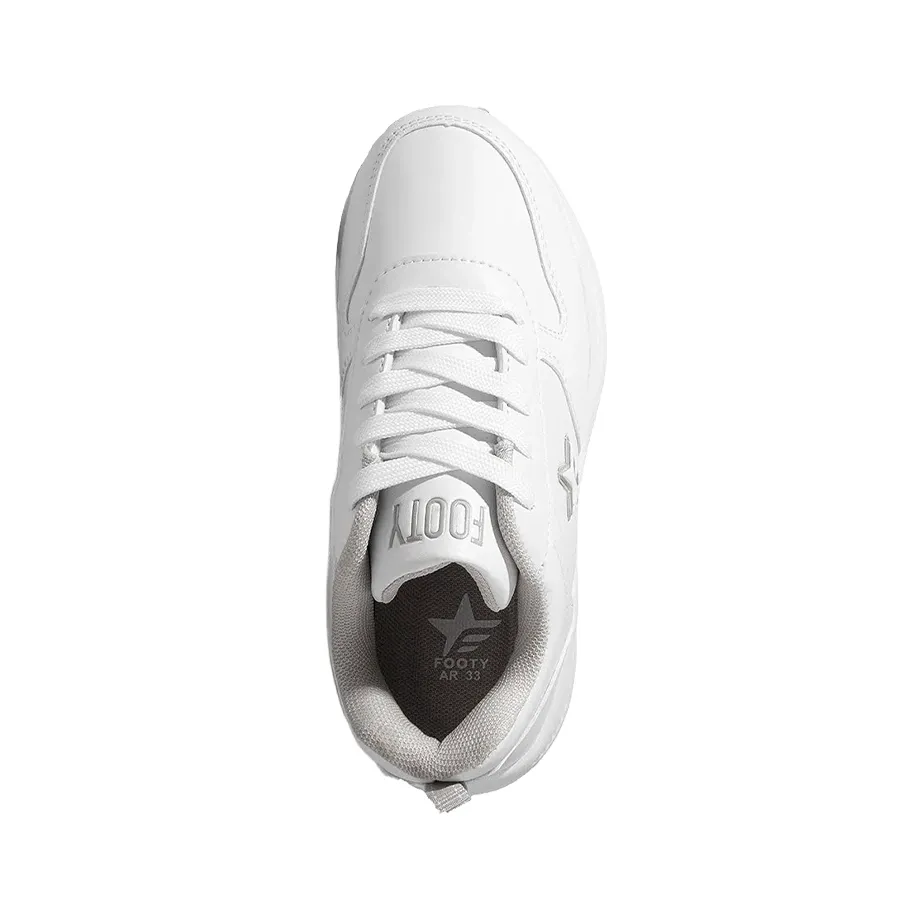 Imagen 2 de 5 de Zapatillas Footy Escolar-BLANCO/GRIS