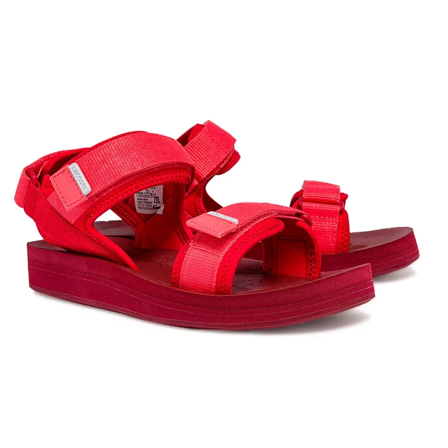 Imagen 2 de 4 de Sandalias Lacoste Suruga 0722 1 Deg Cfa-ROJO