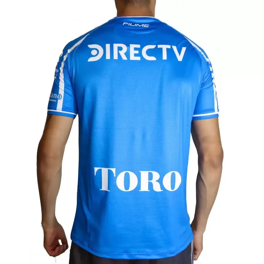 Imagen 2 de 4 de Camiseta Fiume Sport Oficial Godoy Cruz-AZUL/BLANCO
