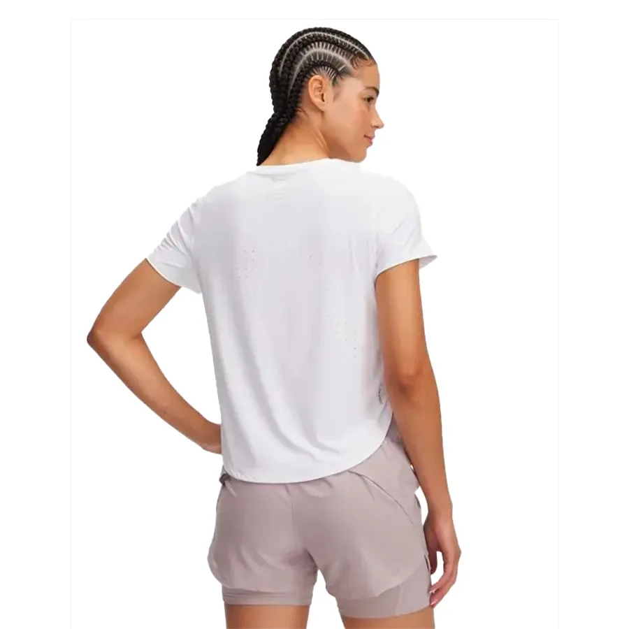 Imagen 2 de 3 de Remera Under Armour Launch Elite-BLANCO