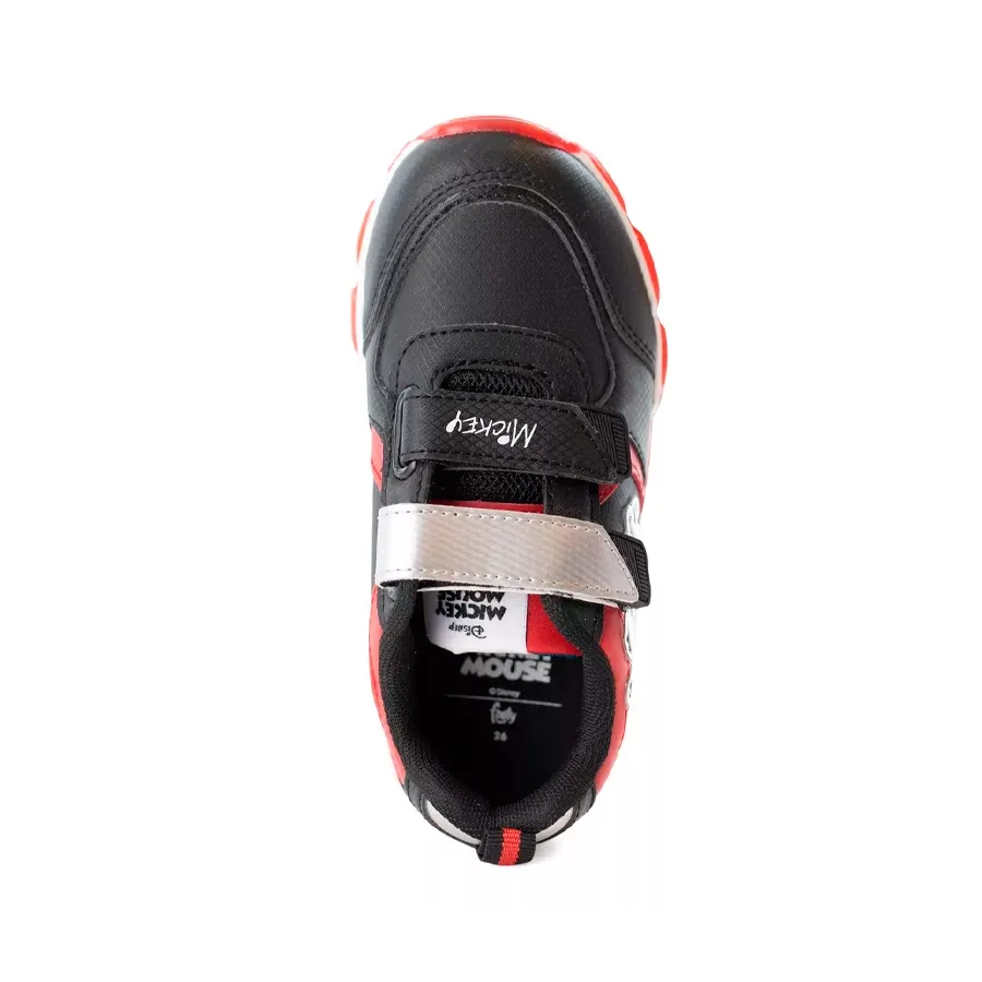 Imagen 1 de 3 de Zapatillas Footy Mickey-NEGRO/ROJO/PLATA