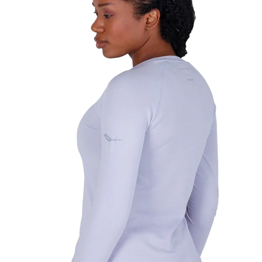 Imagen 1 de 3 de Buzo Saucony Thermal Top Triumph 3D Crew-LILA