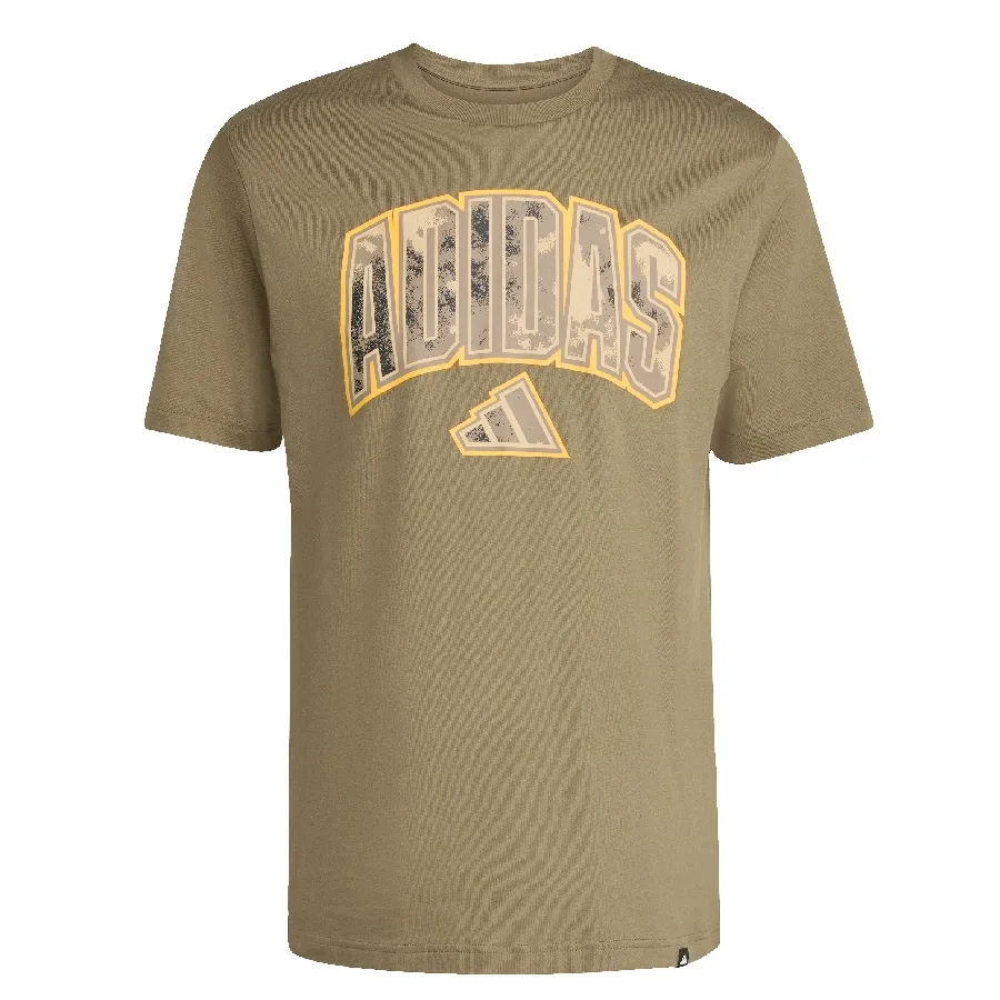 Imagen 1 de 4 de Remera adidas Camo Script Graphic-OLIVA