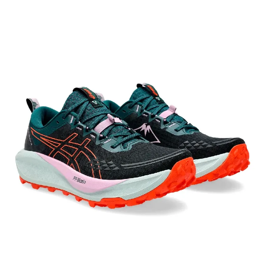 Imagen 1 de 7 de Zapatillas Asics Gel-Trabuco 13-NEGRO/VERDE/NARANJA