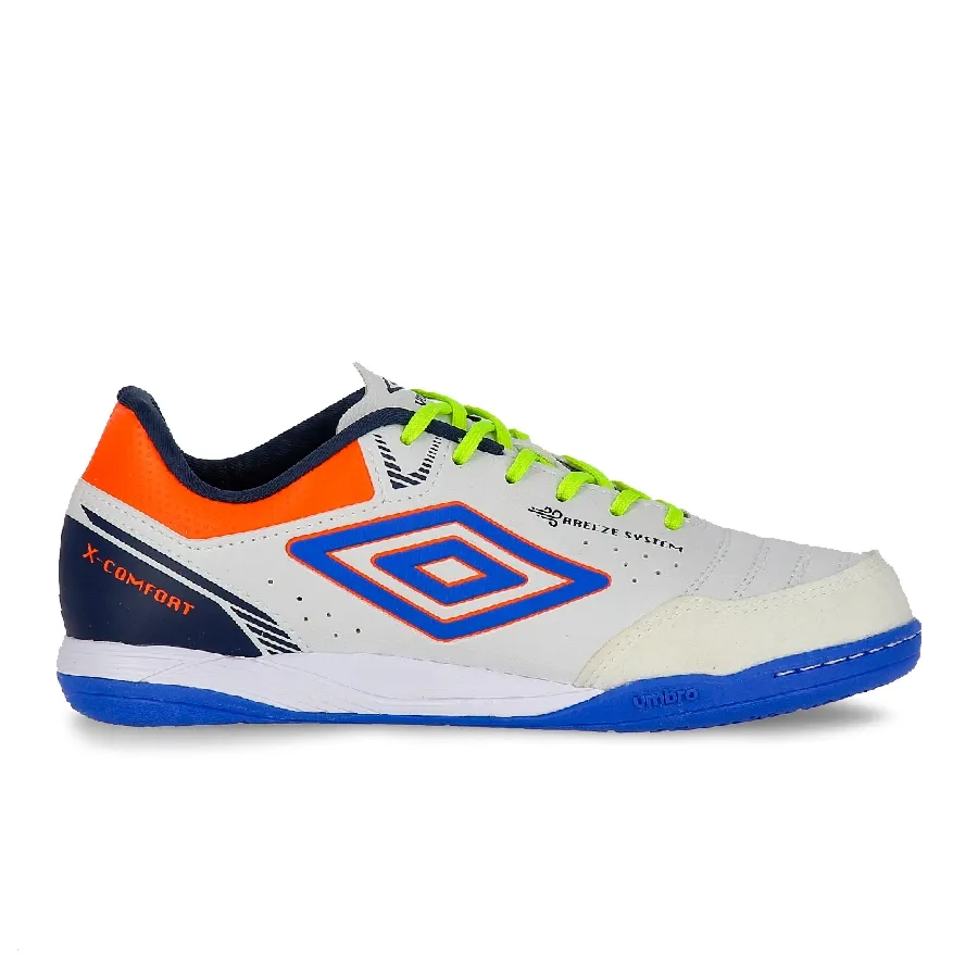 Imagen 0 de 6 de Botines Umbro Botin Sala X-Comfort In-BLANCO/NARANJA/AZUL
