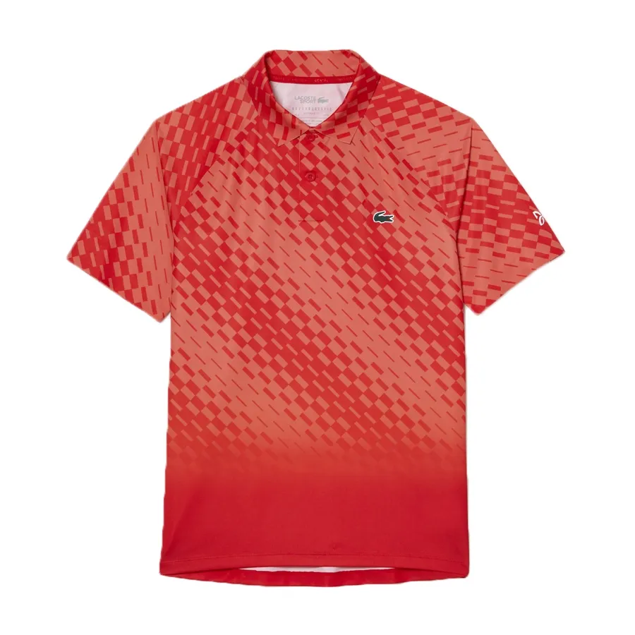 Imagen 0 de 5 de Remera Lacoste Novak Djokovic-ROJO/NARANJA