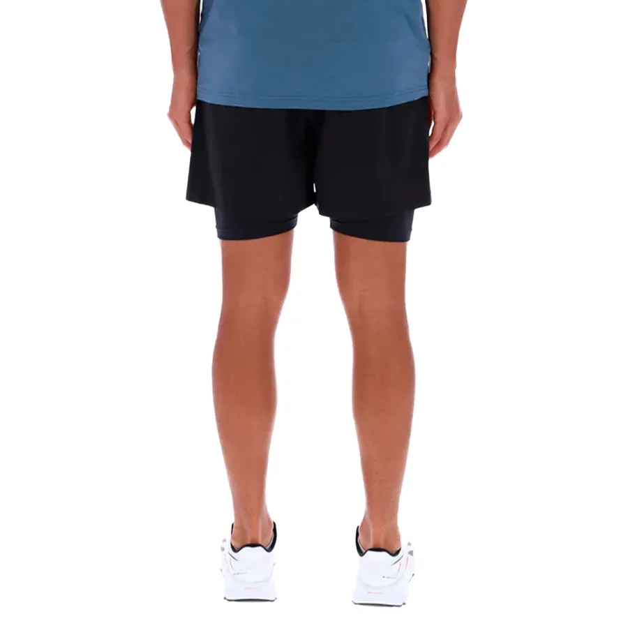 Imagen 1 de 3 de Short Reebok 2 en 1-NEGRO