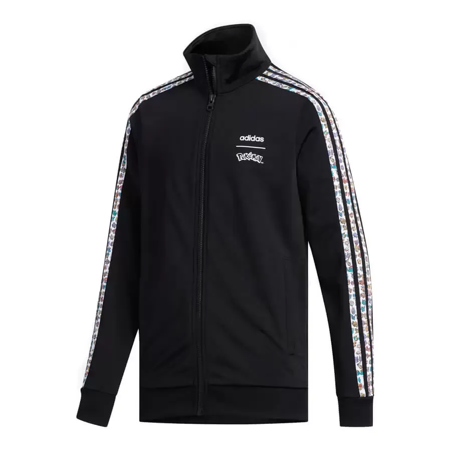 Imagen 1 de 4 de Conjunto adidas Deportivo Pokemon Junior-NEGRO/BLANCO