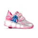 zapatillas-footy-roller-stitch-con-ruedas-luz-led-PLATA/FUCSIA/ROSA