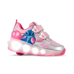Zapatillas Footy Roller Stitch con Ruedas+Luz Led