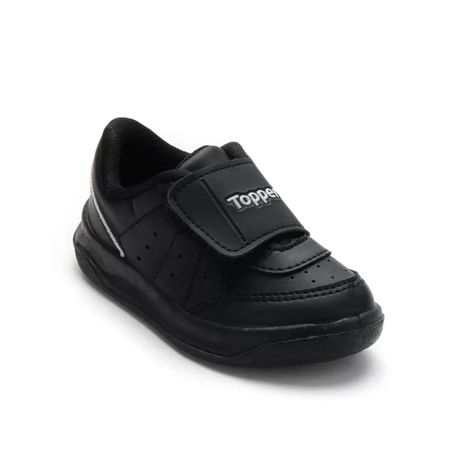Imagen 0 de 5 de Zapatillas Topper Baby X Forcer Velcro-NEGRO