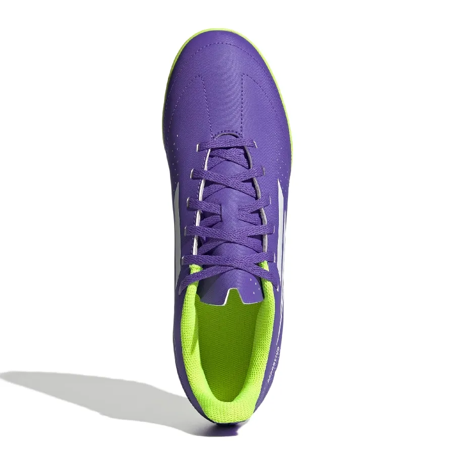Imagen 3 de 7 de Botines adidas Deportivo III Tf-MORADO/AMARILLO FLUOR