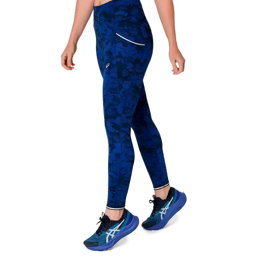 Imagen 1 de 6 de Calza Asics Road Lite Show Tight-AZUL/NEGRO