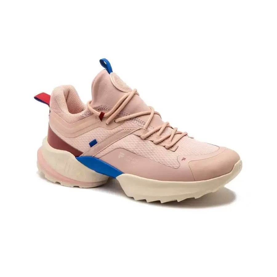 Imagen 3 de 5 de Zapatillas Fila Fit Trainer Mujer-ROSA/AZUL/BORDO