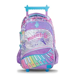 Mochila Footy Carro 18" Luz Music Life
