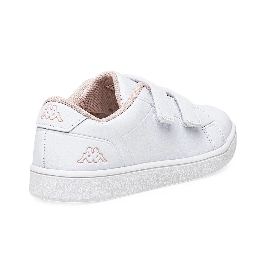 Imagen 1 de 5 de Zapatillas Kappa Colegial II Velcro-BLANCO/ROSA