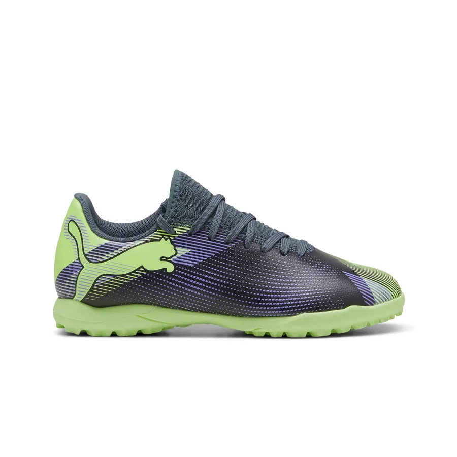 Imagen 0 de 5 de Botines Puma Future 7 Play Jr-PETROLEO/VIOLETA/LIMA