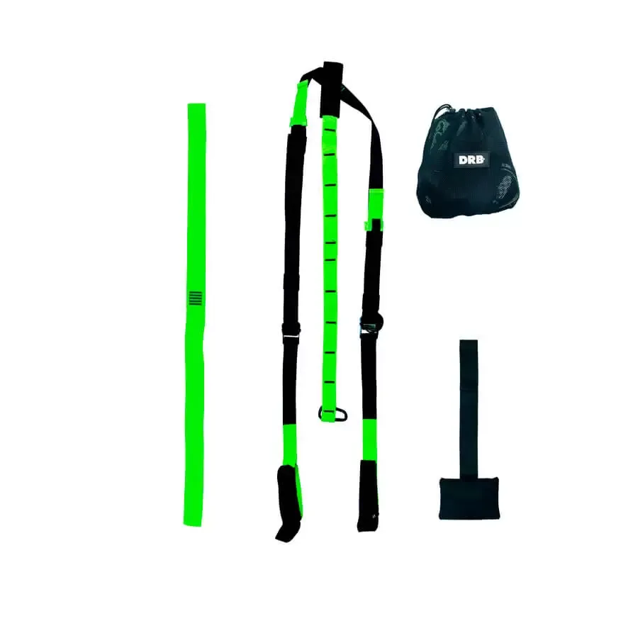 Imagen 4 de 7 de Set De Suspensión Para Entrenar Funcional DRB-NEGRO/LIMA