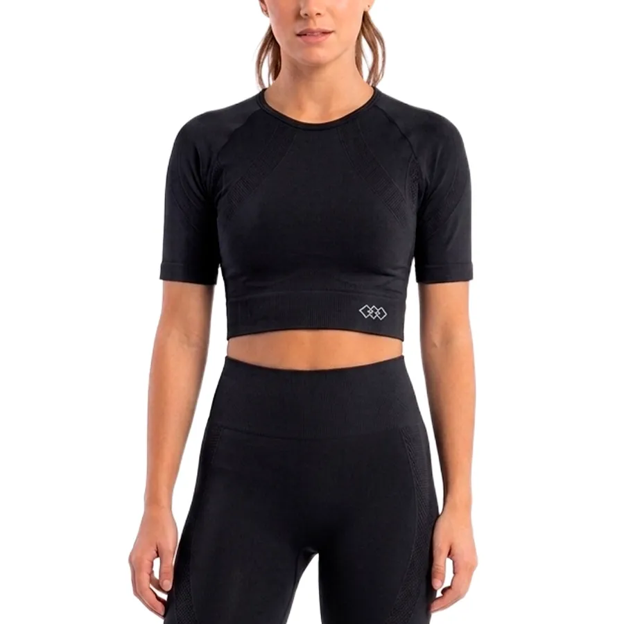 Imagen 0 de 2 de Top Kamp Kalma Crop Seamless-NEGRO
