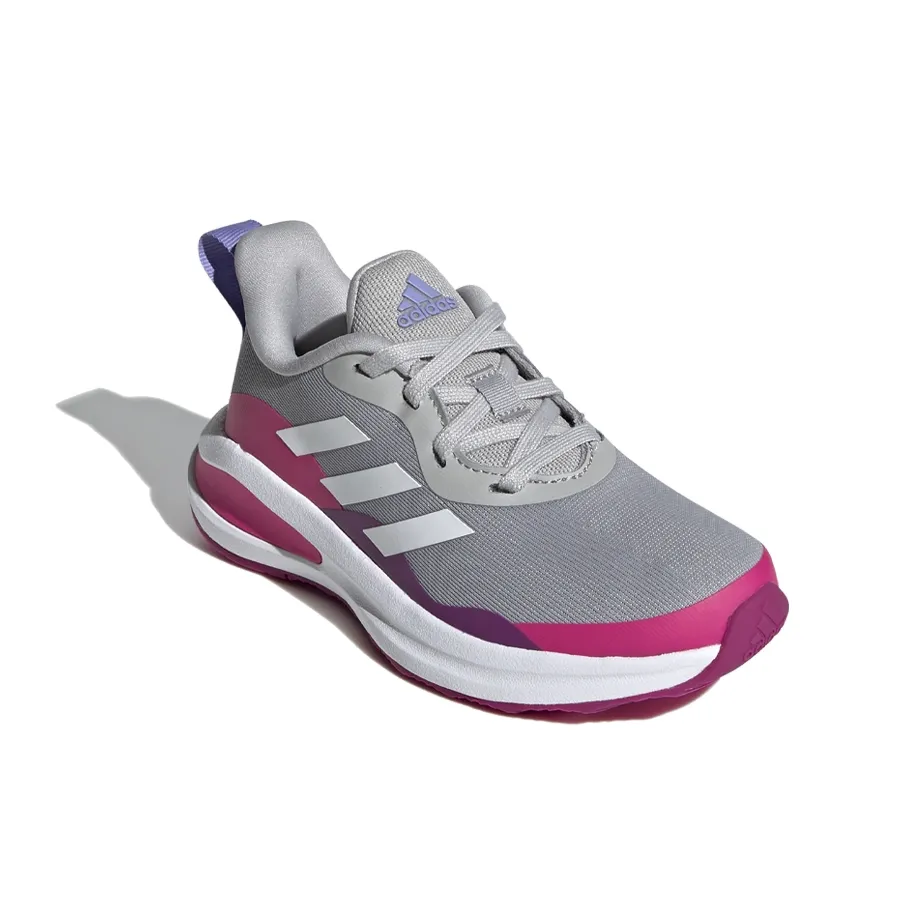 Imagen 3 de 7 de Zapatillas adidas Fortarun K-GRIS/BLANCO/FUCSIA