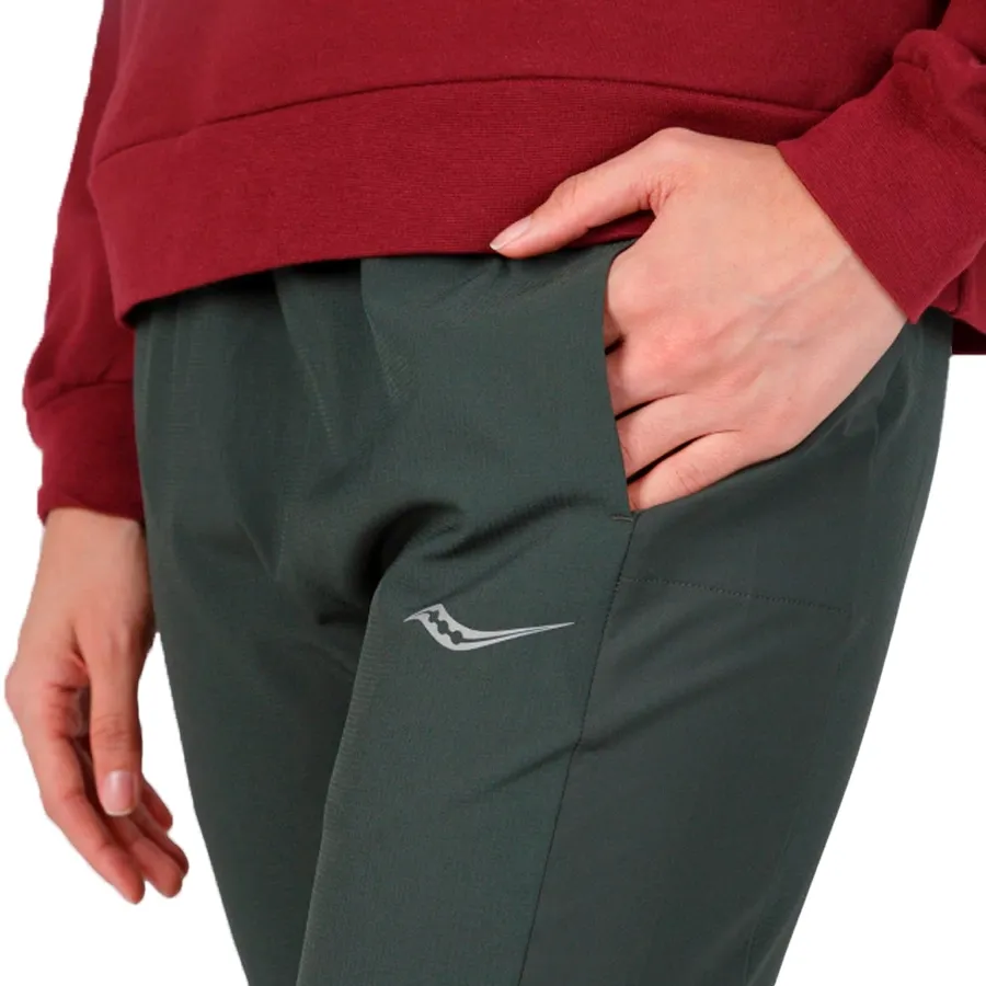 Imagen 2 de 5 de Pantalón Saucony Boston Woven-VERDE OLIVA
