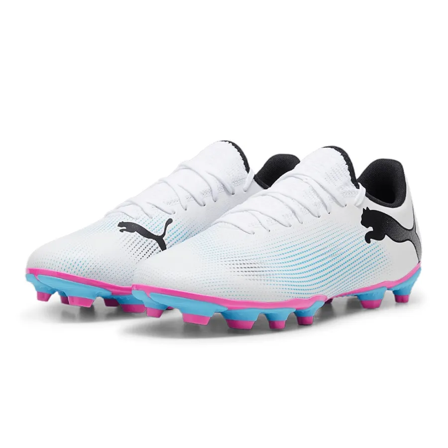 Imagen 3 de 5 de Botines Puma Future 7 Play Fg Ag-BLANCO/NEGRO/FUCSIA