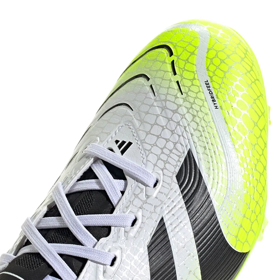 Imagen 5 de 7 de Botines adidas Predator League Fg-BLANCO/NEGRO/VERDE FLUOR