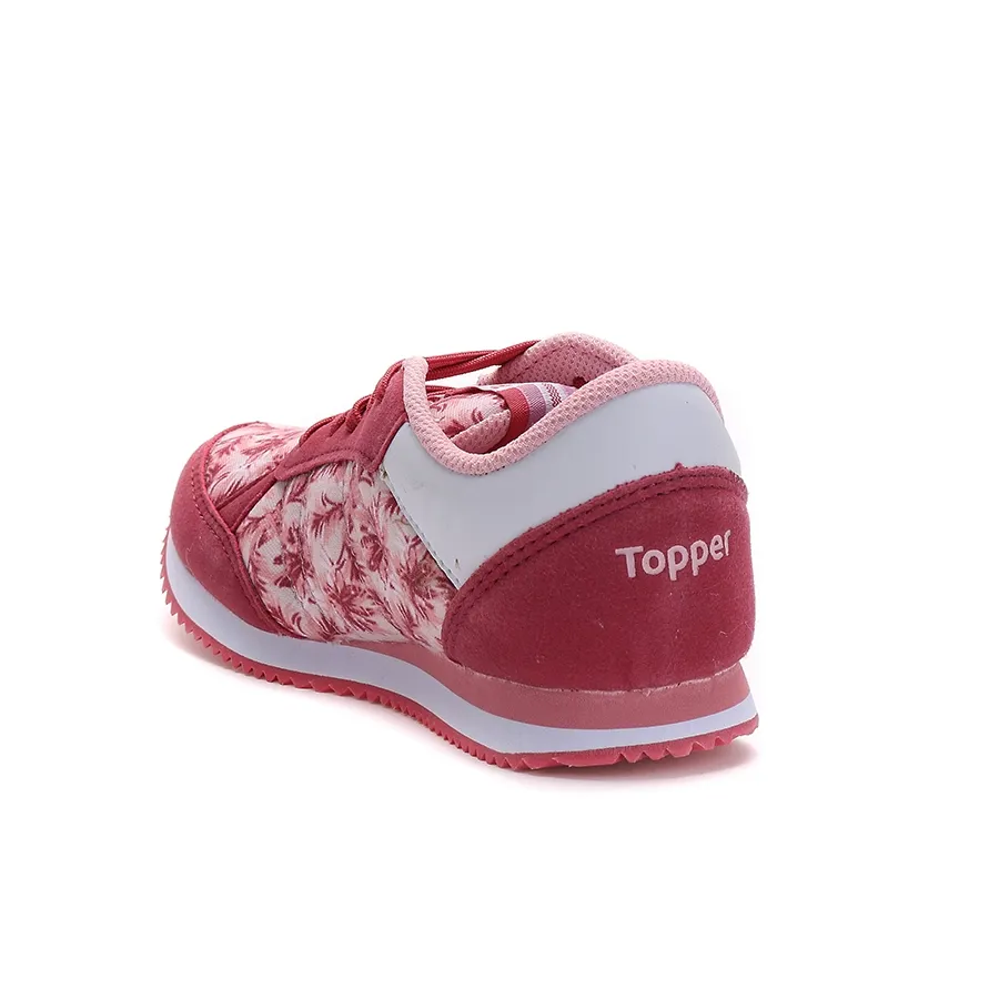 Imagen 1 de 3 de Zapatillas Topper Theo Huimba-ROSA/BLANCO