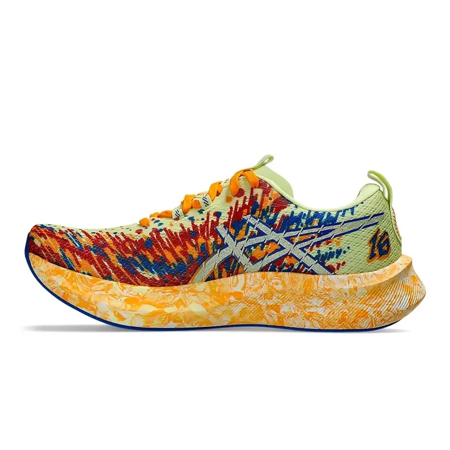 Imagen 2 de 7 de Zapatillas Asics Noosa Tri 16-LIMA/AMARILLO/AZUL