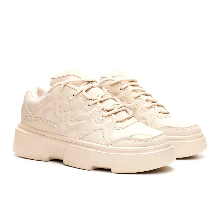 Imagen 1 de 6 de Zapatillas Atomik Casual Urbano Blanche-CRUDO