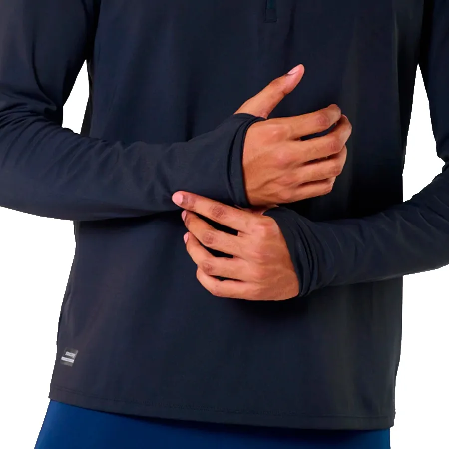 Imagen 2 de 4 de Buzo Saucony Solstice 1/4 II-NEGRO