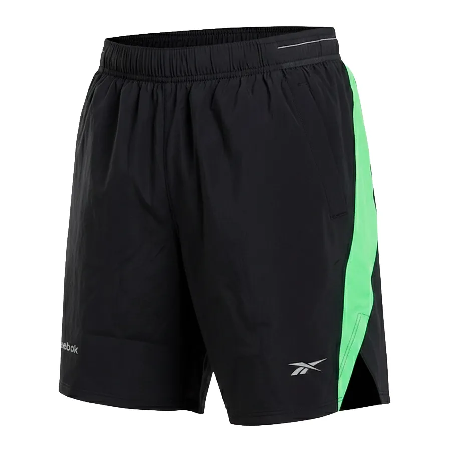 Imagen 2 de 4 de Short Reebok Athlete Speed-NEGRO/VERDE FLUOR