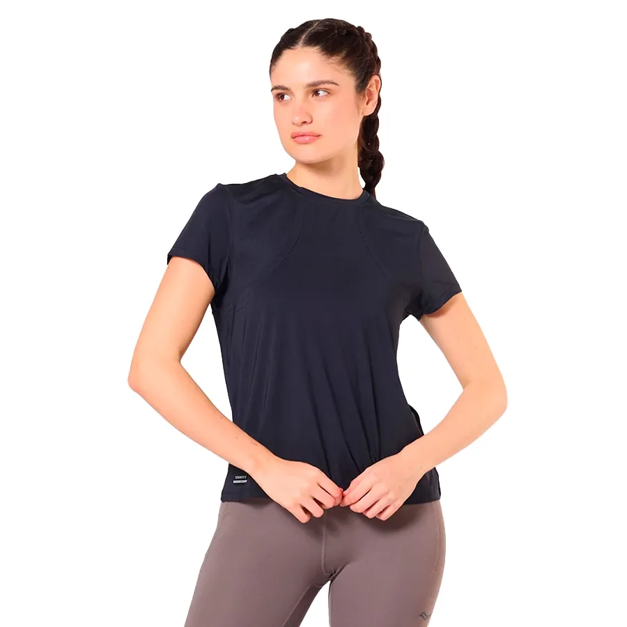 Imagen 0 de 5 de Remera Saucony Hurricane-NEGRO