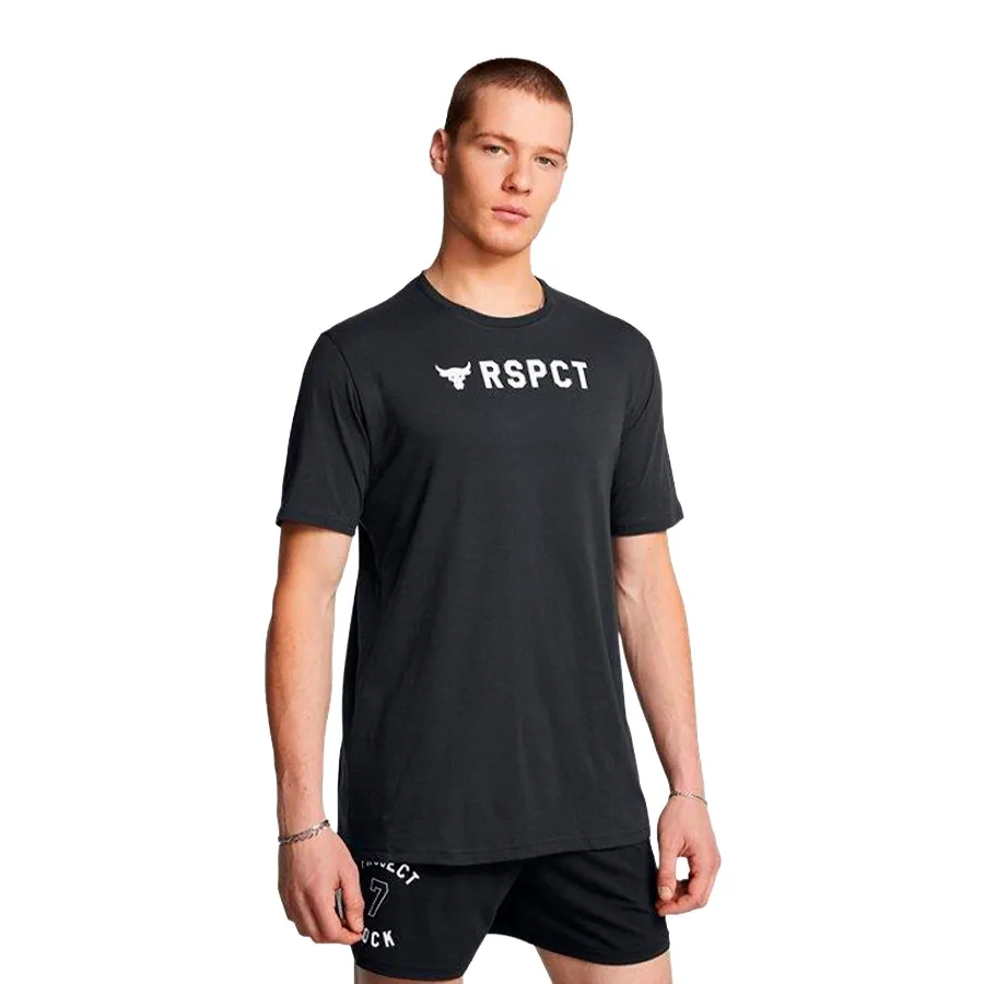 Imagen 0 de 4 de Remera Under Armour Project Rock Rspct SS-NEGRO