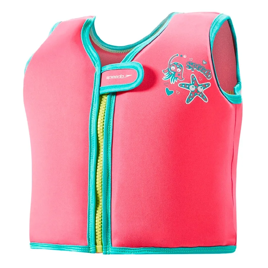 Imagen 0 de 1 de Chaleco Speedo Salvavidas Sea Squad-FUCSIA/VERDE AGUA