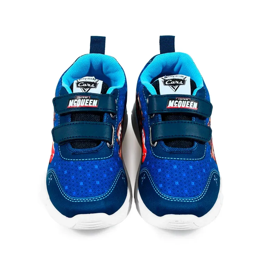Imagen 1 de 4 de Zapatillas Footy Cars C/Luz-AZUL/BLANCO