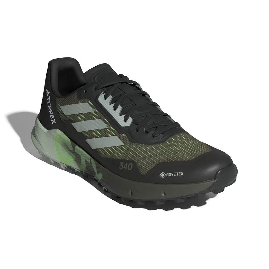 Imagen 2 de 6 de Zapatillas adidas Terrex Agravic Flow 2 Gtx-OLIVA/NEGRO/VERDE AGUA