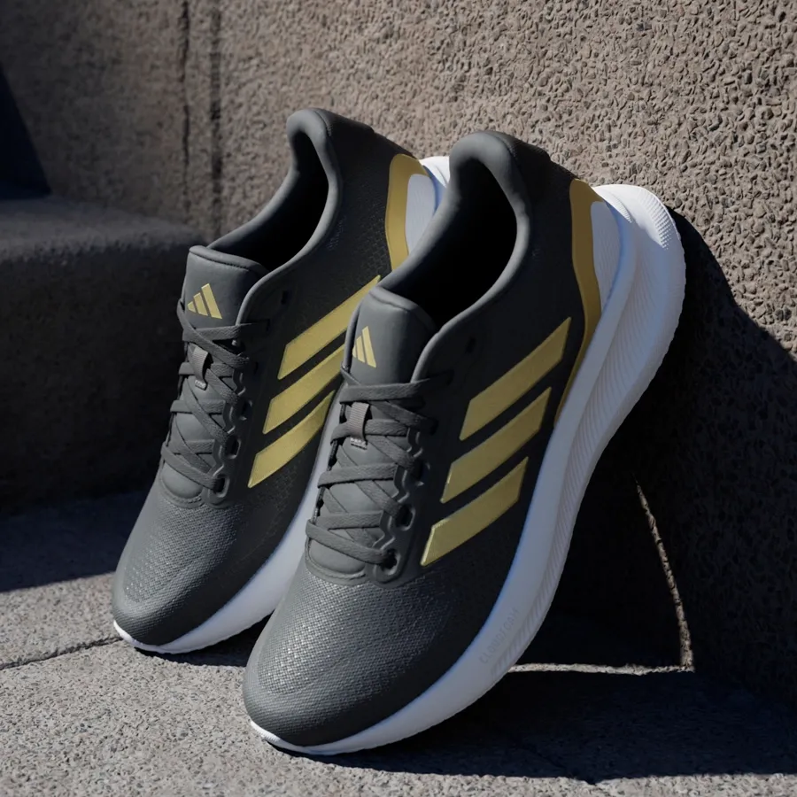 Imagen 7 de 8 de Zapatillas adidas Runfalcon 5-NEGRO/DORADO/BLANCO