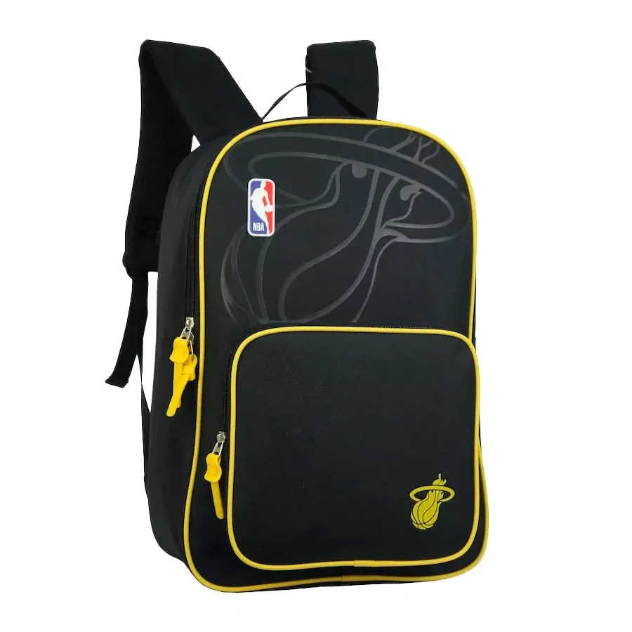 Imagen 0 de 3 de Mochila Nba Heat-NEGRO/AMARILLO