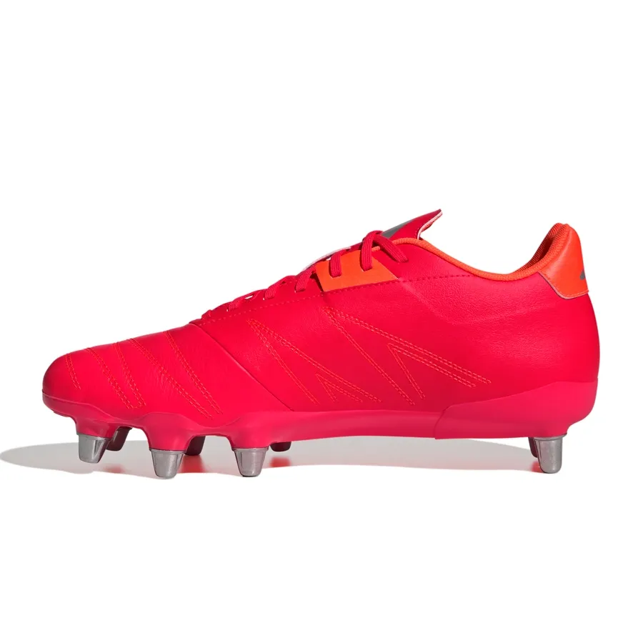 Imagen 2 de 7 de Botines adidas Kakari Elite Sg-CORAL FLUOR/PLATA/NARANJA