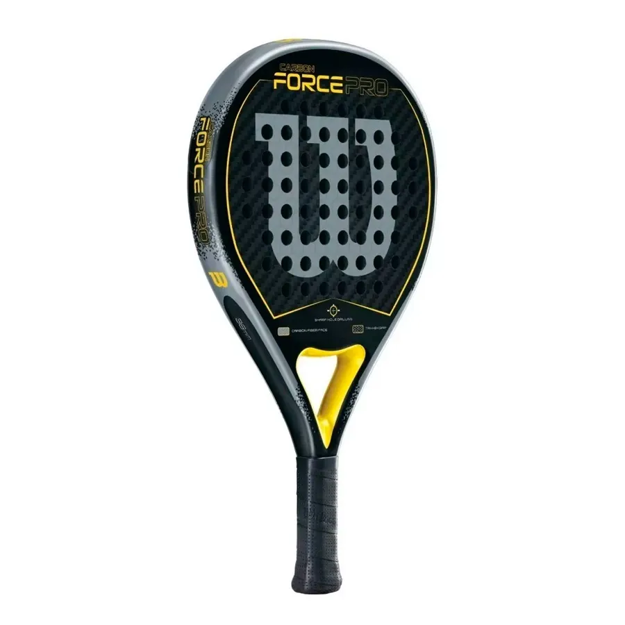 Imagen 0 de 2 de Paleta Wilson Carbon Force Pro-NEGRO/AMARILLO