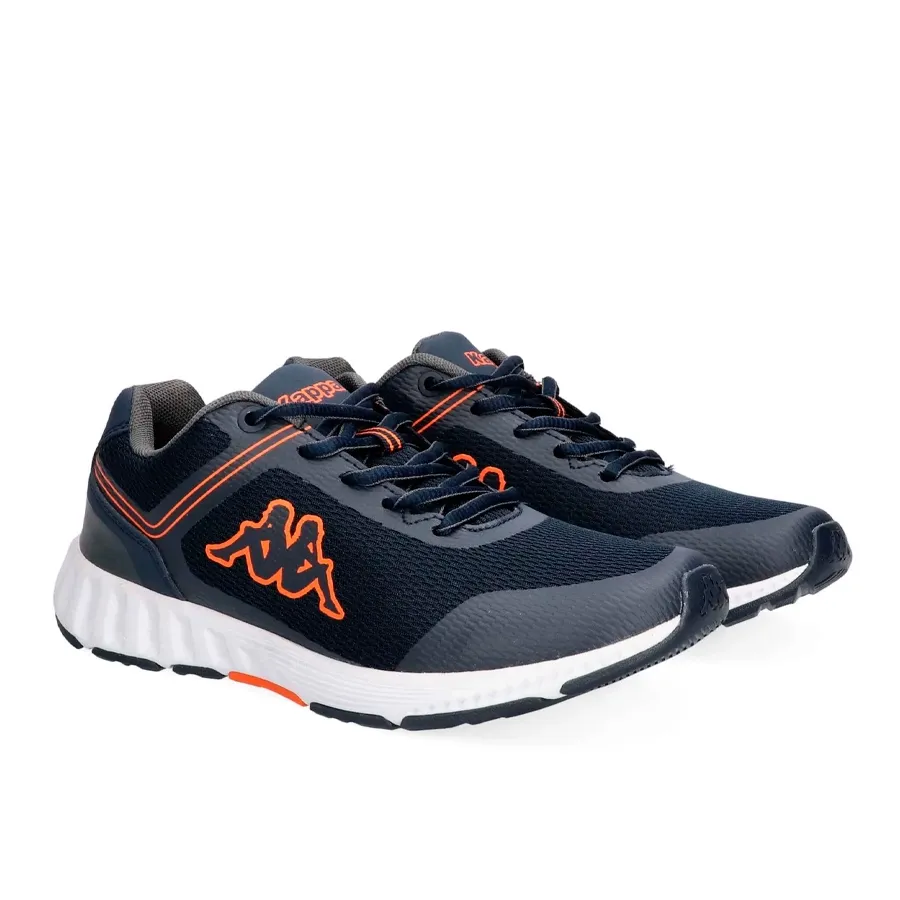 Imagen 1 de 5 de Zapatillas Kappa Logo Faster-MARINO/NARANJA