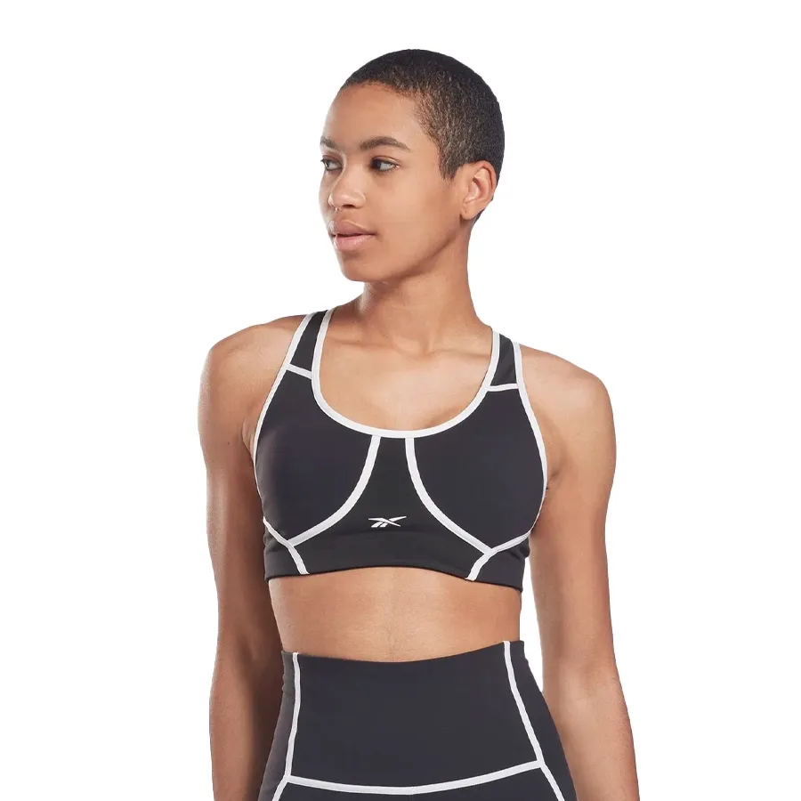 Imagen 1 de 6 de Top Reebok Lux Racer-NEGRO/BLANCO