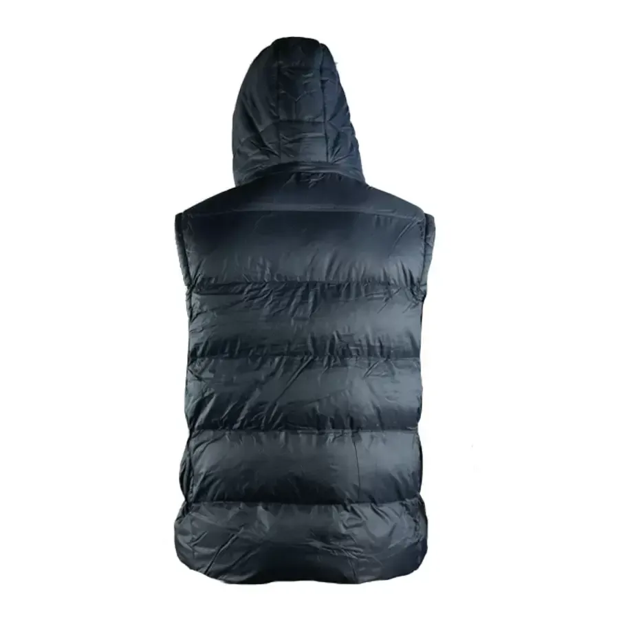 Imagen 1 de 2 de Chaleco Fiume Sport Con Capucha Godoy Cruz-NEGRO