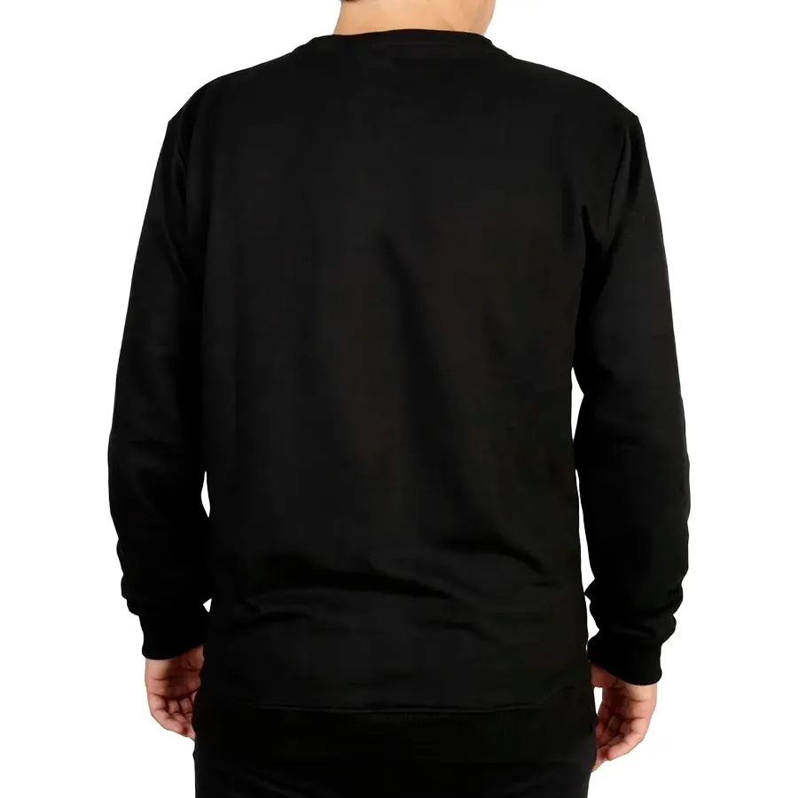 Imagen 2 de 3 de Buzo Kappa Logo Ezia Crew Swet-NEGRO/BLANCO